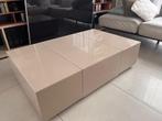 Salontafel kubus / blok met opbergvakken, Ophalen, Strak, 50 tot 100 cm, Zo goed als nieuw