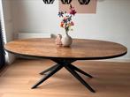 Eettafel Stilo | Ovaal | 220 x 120 cm | Old Teak | Melamine, Ophalen, Overige materialen, 100 tot 150 cm, 200 cm of meer