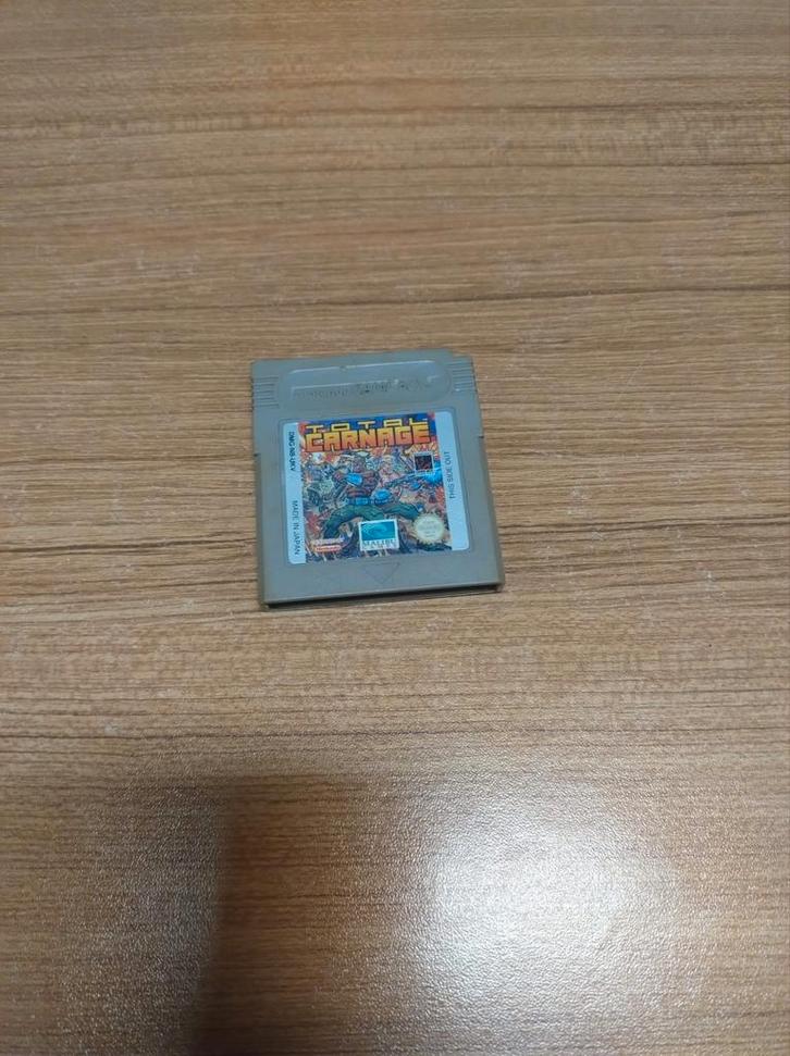 Total Carnage - Game Boy - Cartridge, Spelcomputers en Games, Games | Nintendo Game Boy, Gebruikt, Shooter, 1 speler, Vanaf 12 jaar