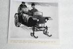 Persfoto Bjering V-4 Cyclecar winteruitvoering (1918/1920) 2, Ophalen of Verzenden, Nieuw, Overige merken