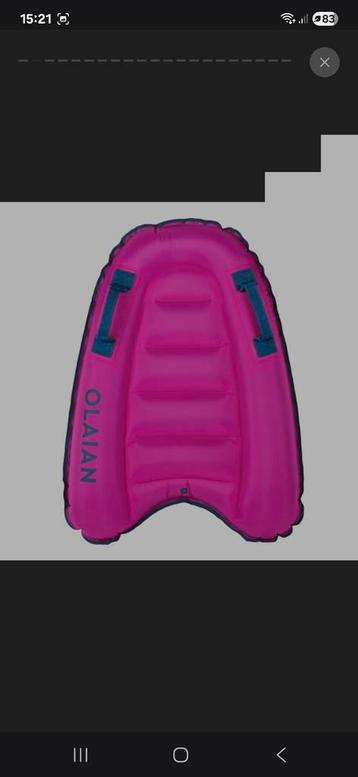 Opblaasbaar bodyboard Olaian met koord beschikbaar voor biedingen