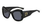 Dsquared2 zonnebril dames nieuw, Overige merken, Zonnebril, Zwart, Nieuw