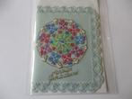 nr 36 pergamano mandala felicitatie kaart, Ophalen of Verzenden, Nieuw, Overige thema's