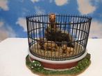 lemax Lion Cage zoo dierentuin Leeuwen kerstdorp accessoire, Ophalen of Verzenden, Zo goed als nieuw