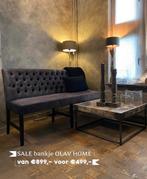 Olav Home Jannes Bankje - Showroommodel, Huis en Inrichting, Minder dan 50 cm, 125 cm of meer, Ophalen of Verzenden, Zo goed als nieuw