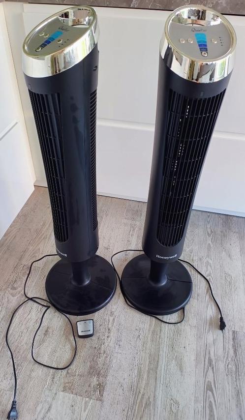 2x Honeywell torenventilator – Stil & krachtig, Witgoed en Apparatuur, Ventilatoren, Zo goed als nieuw, Torenventilator, Ventilator met afstandsbediening