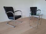 gispen fauteuils met tafeltje, Ophalen, Minder dan 75 cm, Zo goed als nieuw, Metaal