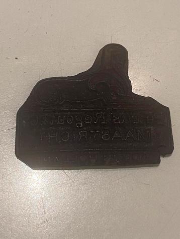 Uniek & uiterst zeldzaam Petrus Regout stempel. beschikbaar voor biedingen