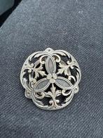 Vintage Zilverkleurige Broche, Sieraden, Tassen en Uiterlijk, Ophalen of Verzenden, Gebruikt, 4 tot 7 cm, Zilver