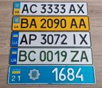 Kentekenplaten nummerplaten nummerborden Oekraïne, Ophalen of Verzenden, Gebruikt, Auto's