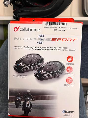 Interphone/Celularline intercom voor motorhelm beschikbaar voor biedingen