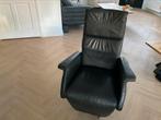 Nette leren fauteuil., Ophalen, Zo goed als nieuw, Minder dan 75 cm, 50 tot 75 cm