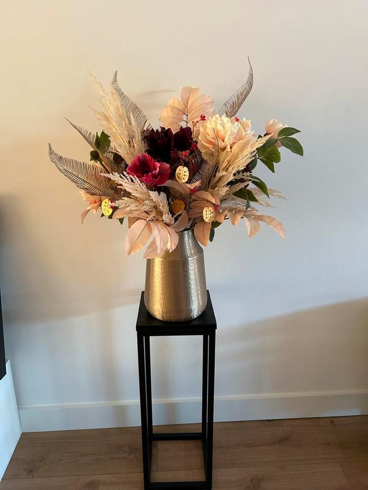 Prachtig zijden boeket, Huis en Inrichting, Woonaccessoires | Droogbloemen, Zo goed als nieuw, Ophalen of Verzenden