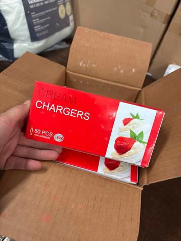 Slagroompatronen - 50 stuks beschikbaar voor biedingen