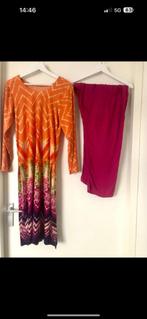 Pakistaanse jurk, Kleding | Dames, Overige typen, Verzenden, Oranje, Zo goed als nieuw