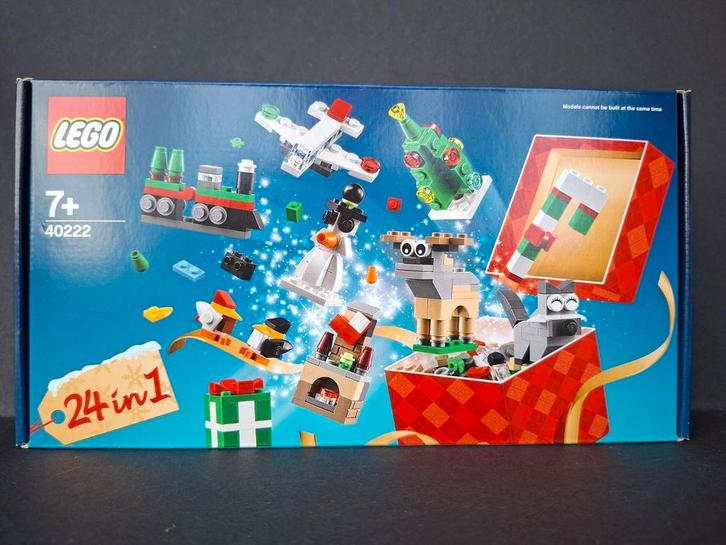 Lego 40222 Kerstbouwset NIEUW minifig Kerst Adventskalender, Kinderen en Baby's, Speelgoed | Duplo en Lego, Nieuw, Lego, Complete set