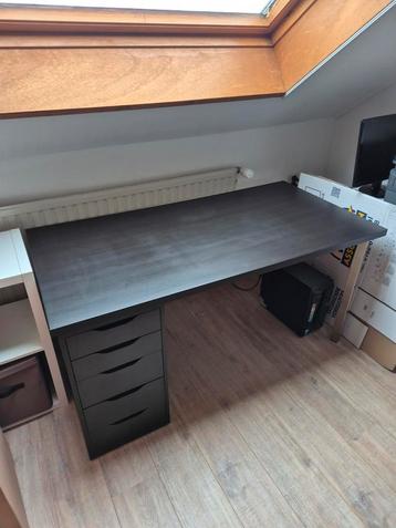 Linnmon bureau zwart, Ikea beschikbaar voor biedingen