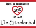 eetkamerstoel Vintage stoel met armleuning., Ophalen, Gebruikt, Blauw, Metaal