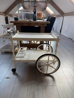 Witte Thee Kar, Ophalen of Verzenden, Gebruikt, Wit, Hout