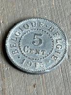 5 Centimes 1915 Belgie, Postzegels en Munten, Munten | België, Losse munt, Verzenden