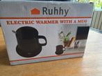 Ruhhy Elektrische Verwarmer met Mok - Houd Uw Drankjes Perfe, Ophalen of Verzenden