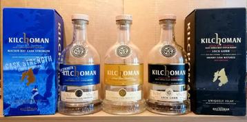 KILCHOMAN 12 lege whisky flessen te koop prijs is per stuk beschikbaar voor biedingen