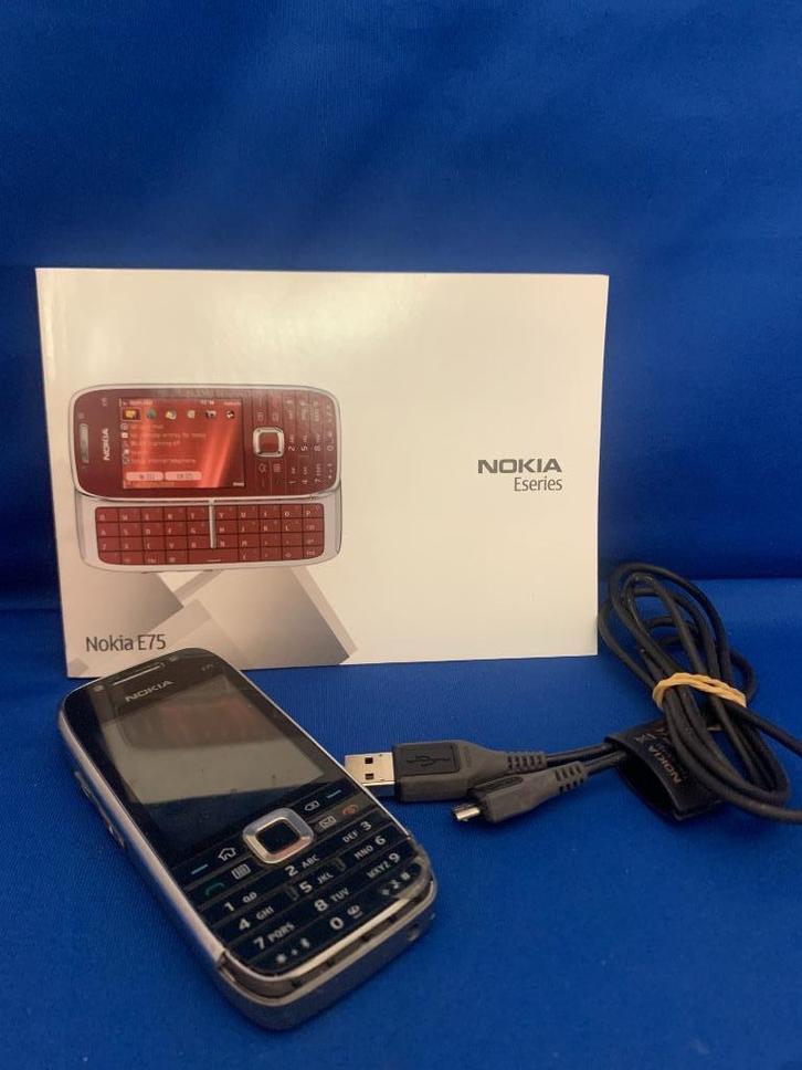 Nokia E75, Telecommunicatie, Mobiele telefoons | Nokia, Geen camera, Zwart, Ophalen of Verzenden