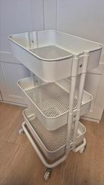Witte IKEA RASKOG Trolley, Ophalen of Verzenden, Zo goed als nieuw
