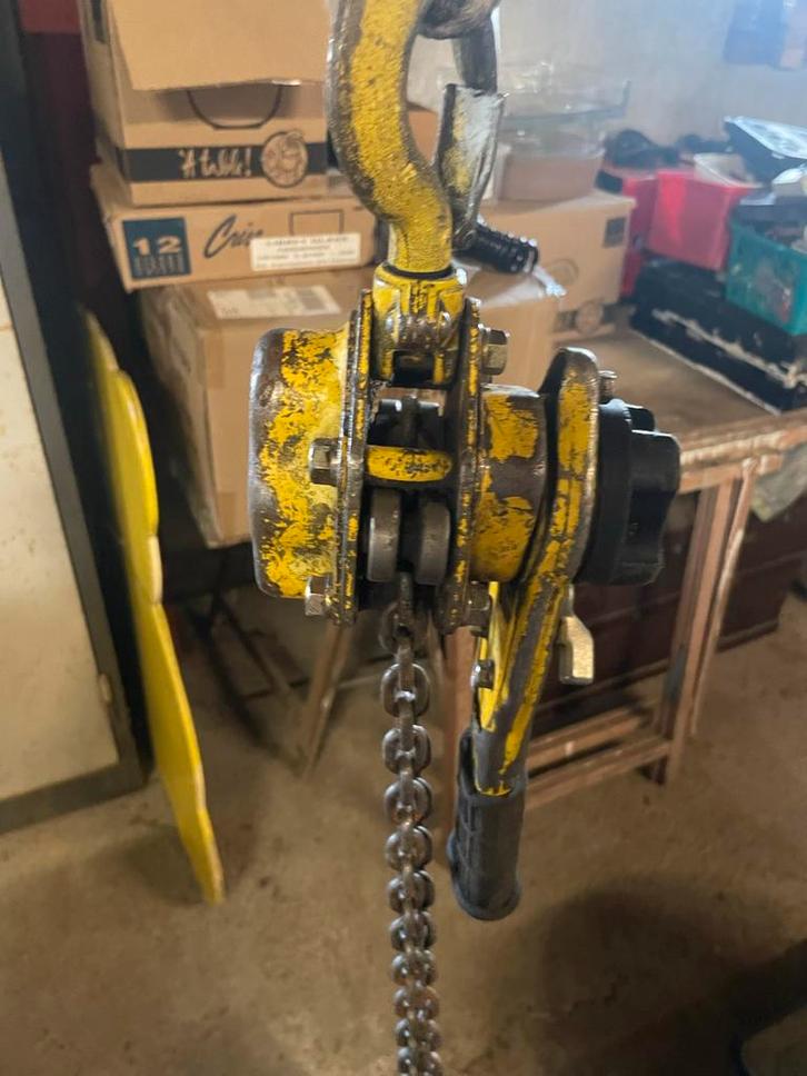 Kettingtakel 0,75 ton - Handtakel, Doe-het-zelf en Verbouw, Lieren en Takels, Gebruikt, Handmatig, Ophalen