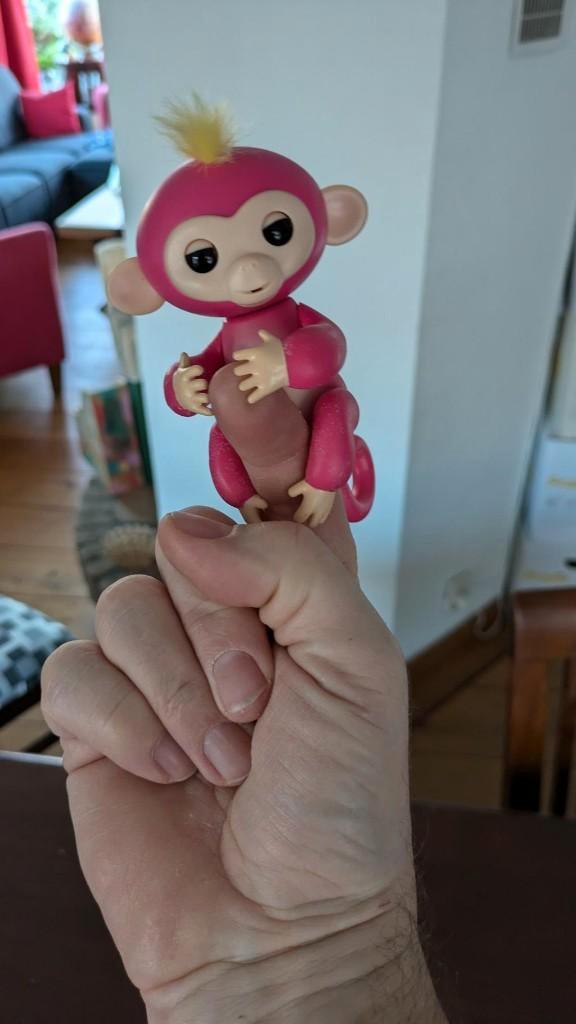 Gratis Vingeraapje, Kinderen en Baby's, Speelgoed | Poppen, Gebruikt, Overige typen, Ophalen