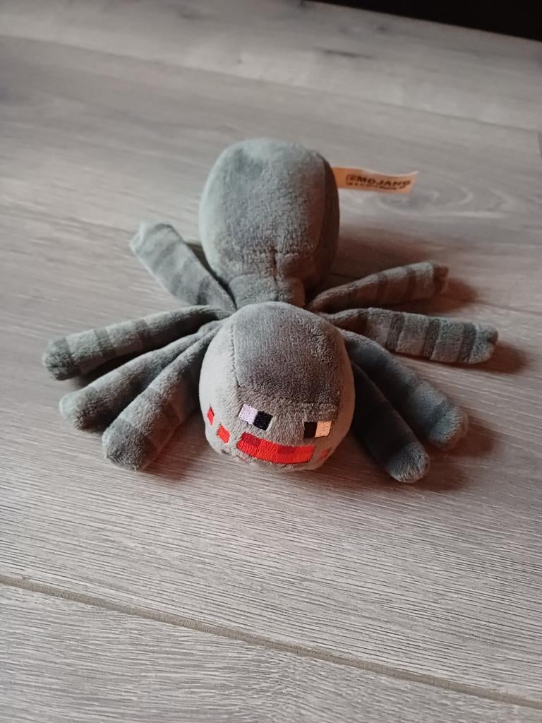 Mojang Minecraft Knuffel Spider / Spin, Ophalen of Verzenden, Zo goed als nieuw