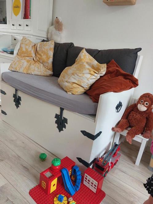 Stevige ruime speelgoedkist dekenkist en bank handgemaakt!, Kinderen en Baby's, Kinderkamer | Overige Meubels, Gebruikt, Ophalen