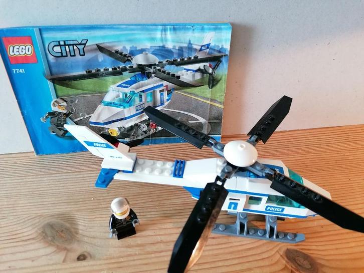 Lego City set 7741 - Police helicopter met minifiguur (2008), Kinderen en Baby's, Speelgoed | Duplo en Lego, Gebruikt, Lego, Complete set