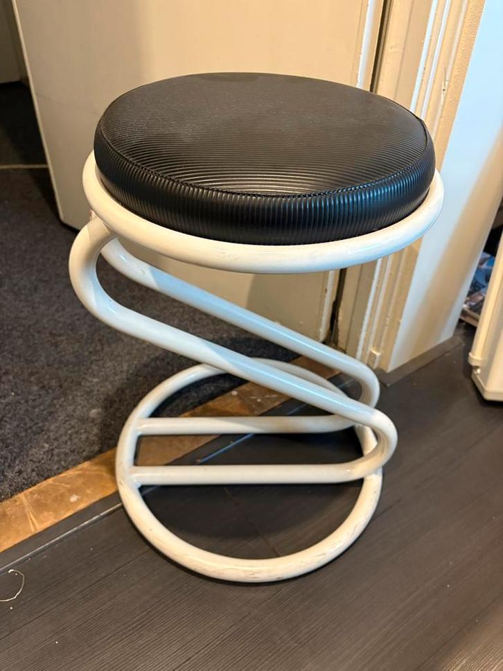 Rohde Kruk - Mid Century Post Modern, Huis en Inrichting, Stoelen, Gebruikt, Eén, Metaal, Zwart, Ophalen