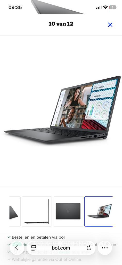 DELL Vostro 3000, Computers en Software, Windows Laptops, Zo goed als nieuw, 15 inch, SSD, 2 tot 3 Ghz, 8 GB, Ophalen of Verzenden