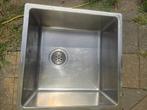 RVS Gootsteen bak, Doe-het-zelf en Verbouw, Sanitair, Ophalen of Verzenden, Zo goed als nieuw, Rvs, Wastafel