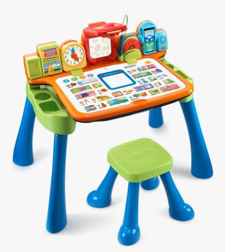 Vtech Mijn Magisch Bureau 5-in-1, Kinderen en Baby's, Speelgoed | Educatief en Creatief, Zo goed als nieuw, Taal en Lezen, Met licht