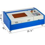 Lasergraveerder, 40W, USB, 300 mm/s, 300x200mm, Blauw, Ophalen of Verzenden, Bumper, Voor