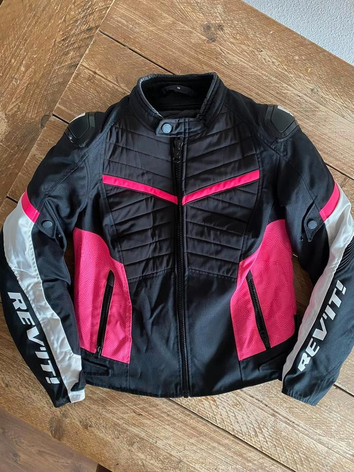 Motorjas REV’it dames ZGAN maat 38, Motoren, Kleding | Motorkleding, Jas | textiel, Dames, Tweedehands, Ophalen of Verzenden