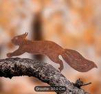 Tuinsteker van roestig metaal. Eekhoorn, Ophalen of Verzenden, Nieuw