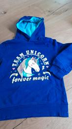 Meisjes hoodie /trui met Unicorn/eenhoorn opdruk.116/122, Kinderen en Baby's, Kinderkleding | Maat 116, Ophalen of Verzenden, Zo goed als nieuw