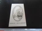stickers Leiderdorp BAV v.v. Brouwerij Artikelen Verzamelaar, Ophalen, Nieuw, Meerdere stickers