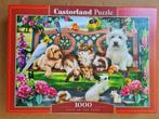 Castorland puzzel : Pets in the Park, Ophalen of Verzenden, 500 t/m 1500 stukjes, Zo goed als nieuw, Legpuzzel