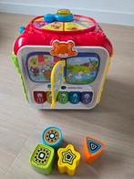 VTech Activiteiten Kubus, Kinderen en Baby's, Speelgoed | Babyspeelgoed, Ophalen, Zo goed als nieuw, Overige typen, Met geluid