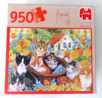 Leuke Puzzel 950 Stukjes Legpuzzel Franciens Katten beschikbaar voor biedingen