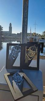 Zwolle peperbus, Huis en Inrichting, Minder dan 50 cm, Nieuw, Ophalen of Verzenden, Schilderij