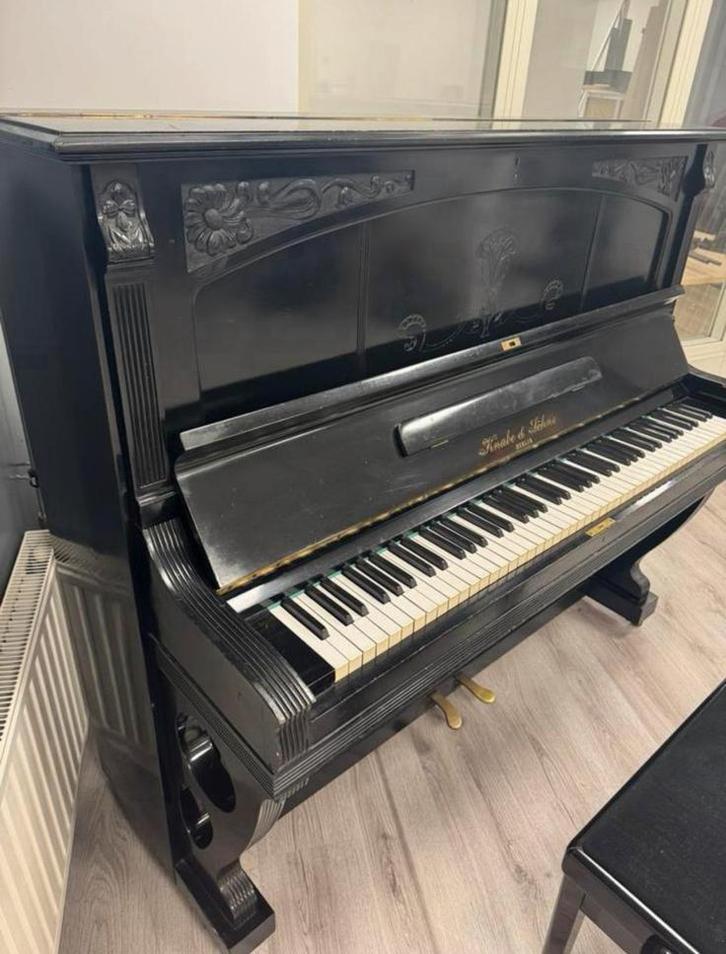 Piano Kohne & Sohne, Muziek en Instrumenten, Piano's, Zo goed als nieuw, Zwart, Ophalen