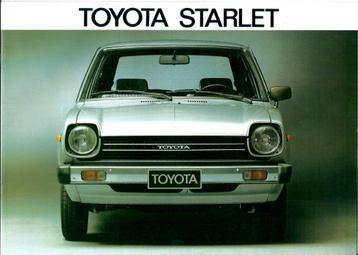 Folder Toyota Starlet 1979 beschikbaar voor biedingen