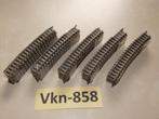Vk-858 N Spoor Gebogen Rails 9131 Fleischmann LB, Gebruikt, Gelijkstroom, Fleischmann, Rails