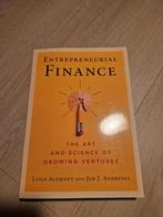 Entrepreneurial Finance - NIEUW, Ophalen of Verzenden, Nieuw, Economie en Marketing, Luisa Alemany & Job J. Andreoli